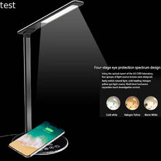 2019 Trending products 2 in 1 LED Table Lamp Folding Touch Eye Protection Desk Lamp Fast Wireless Charger for iphone for samsung
